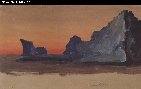 Frederic E.Church Icebergs at Midnight,Labrador